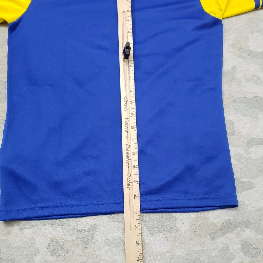 Adidas Windbreaker Track Jacket Youth 11-12Y Blue Full Zip Long‎ Sleeve